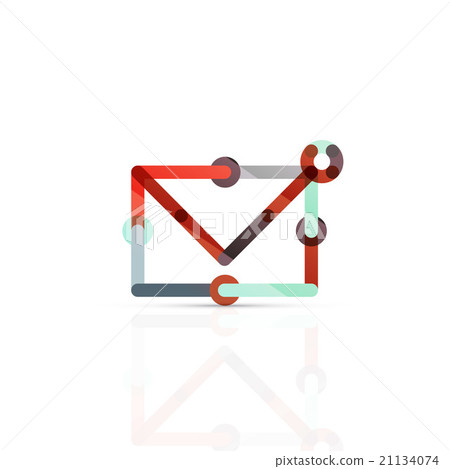 Vector email business symbol, or at sign logo Vector email business symbol, or at sign logo 21134074