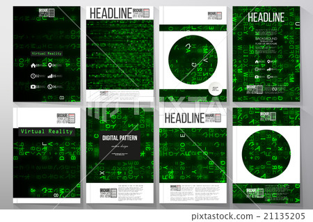 Set of business templates for brochure, flyer or Set of business templates for brochure, flyer or 21135205