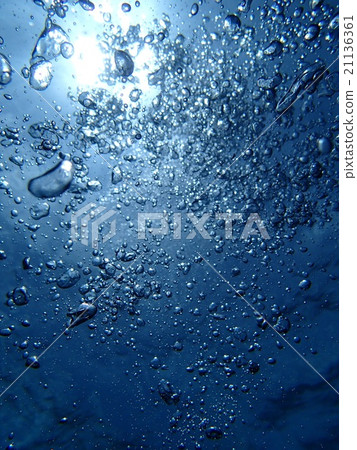 氣泡上升到水面 21136361