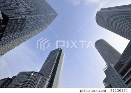 名古屋車站前的高層建築群 21136851