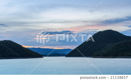 Beautiful nature view at sunset 21138657