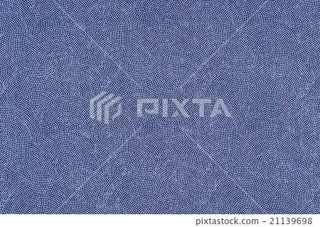 日本圖案真絲織物染色織物舊佈 21139698