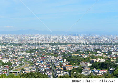 The streets of Nishinomiya city to Osaka 21139938