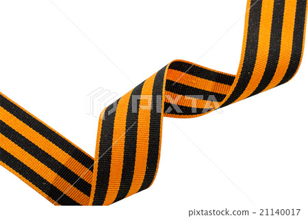 St. George ribbon on a white background 21140017