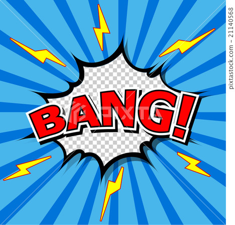Bang! Comic Speech Bubble, Cartoon.  21140568