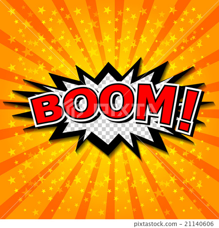 Boom! - Comic Speech Bubble, Cartoon Boom! - Comic Speech Bubble, Cartoon 21140606