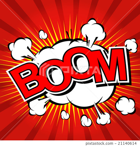 Boom! - Comic Speech Bubble, Cartoon  21140614