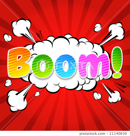 Boom! - Comic Speech Bubble, Cartoon Boom! - Comic Speech Bubble, Cartoon 21140630