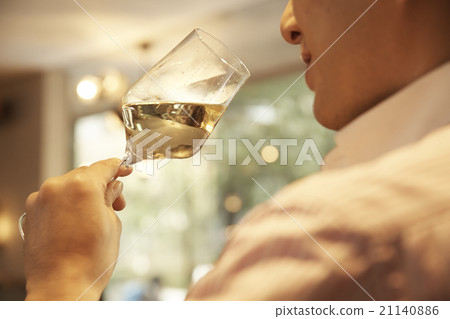 Male drinking wine Male drinking wine 21140886