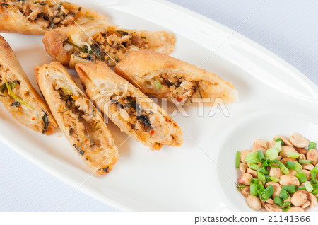 Fried Spicy Minced Meat Salad Fried Spicy Minced Meat Salad 21141366