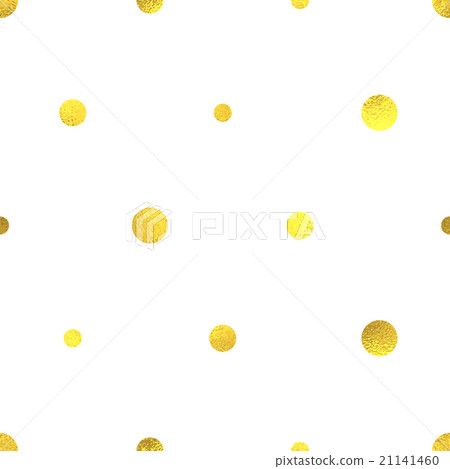 Gold glittering foil seamless pattern - Stock Illustration [21141460 ...