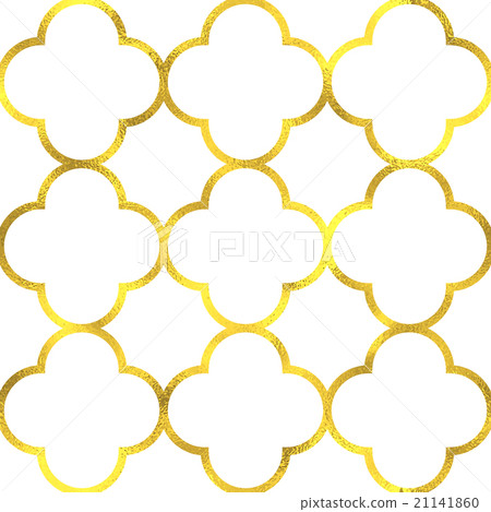 Gold glittering foil seamless pattern - Stock Illustration [21141860 ...
