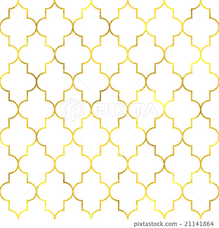 Gold glittering foil seamless pattern - Stock Illustration [21141864 ...
