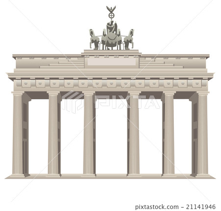 brandenburg gate in Berlin 21141946