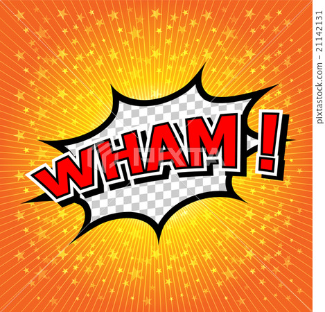 Wham! - Comic Speech Bubble, Cartoon  21142131
