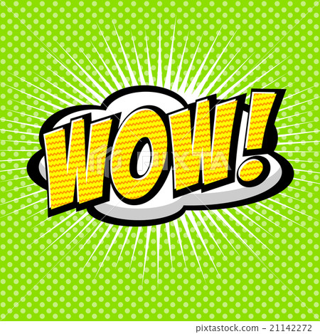 Wow! Comic Speech Bubble, Cartoon Wow! Comic Speech Bubble, Cartoon 21142272