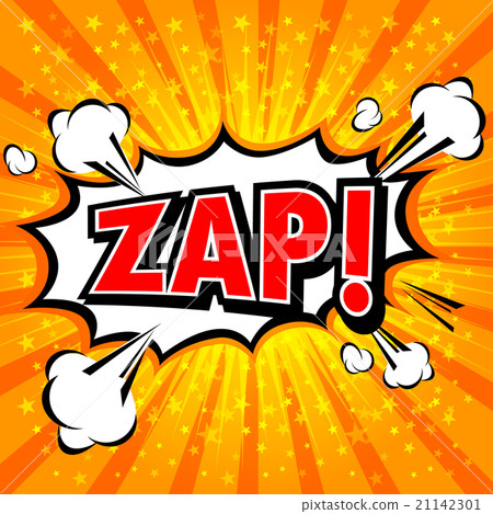 Zap! - Comic Speech Bubble, Cartoon - Stock Illustration [21142301] - PIXTA