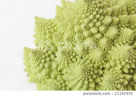 Vegetable romanesco simple white back photo 21142935