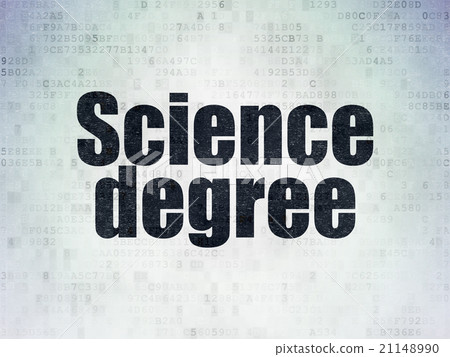 Science concept: Science Degree on Digital Paper 21148990