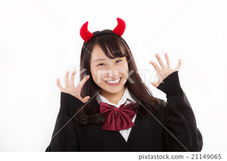 一個漂亮的女學生,萬聖節前往角落 一個漂亮的女學生,萬聖節前往角落 21149065