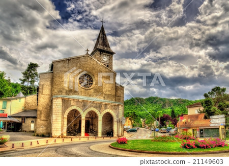 Saint Vincent church in Ax-les-Thermes - France Saint Vincent church in Ax-les-Thermes - France 21149603