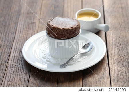 Chocolate souffle 21149693