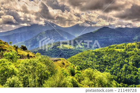 View of the Catalan Pyrenees, a natural park View of the Catalan Pyrenees, a natural park 21149728