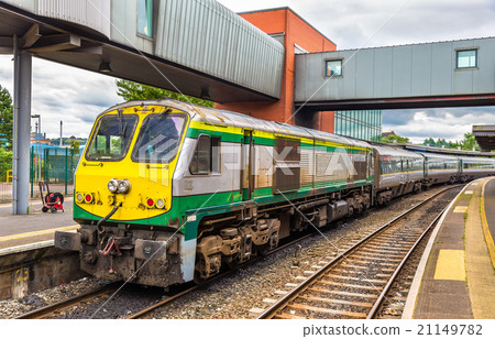 Intercity train at Belfast Central railway station Intercity train at Belfast Central railway station 21149782