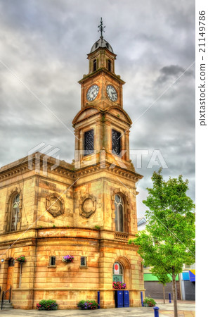 Clock tower of Coleraine town hall Clock tower of Coleraine town hall 21149786
