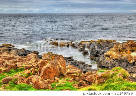 View of seacoast in Portstewart - Northern Ireland View of seacoast in Portstewart - Northern Ireland 21149789
