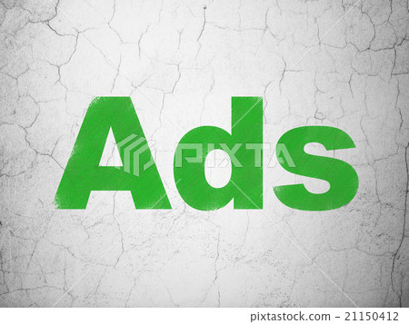 Advertising concept: Ads on wall background Advertising concept: Ads on wall background 21150412