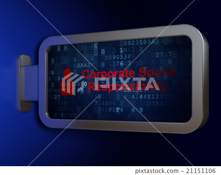 Finance concept: Corporate Social Responsibility 21151106