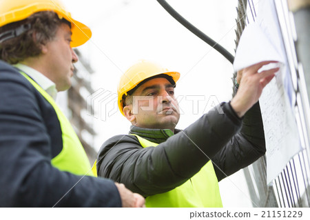 Constructor worker and engineer Constructor worker and engineer 21151229