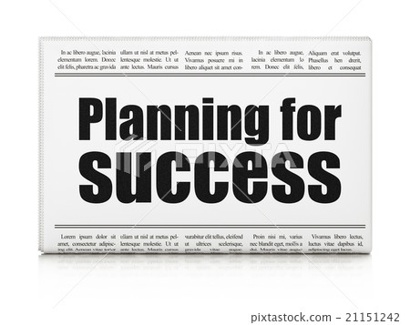 Finance concept: newspaper headline Planning for Finance concept: newspaper headline Planning for 21151242