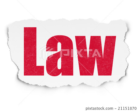 Law concept: Law on Torn Paper background Law concept: Law on Torn Paper background 21151870