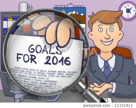 Goals for 2016 through Magnifier. Doodle Design. 21151912