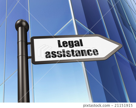 Law concept: sign Legal Assistance on Building 21151915