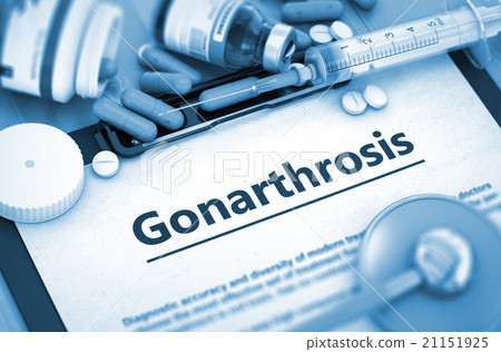 Gonarthrosis Diagnosis. Medical Concept.  21151925