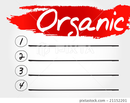 ORGANIC blank list, fitness 21152201