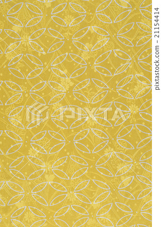 日本圖案真絲織物染色織物舊佈 21154414