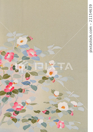 日本圖案真絲織物染色織物舊佈 日本圖案真絲織物染色織物舊佈 21154639