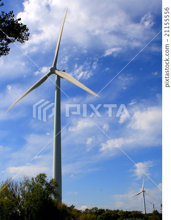風力發電的風景 21155556
