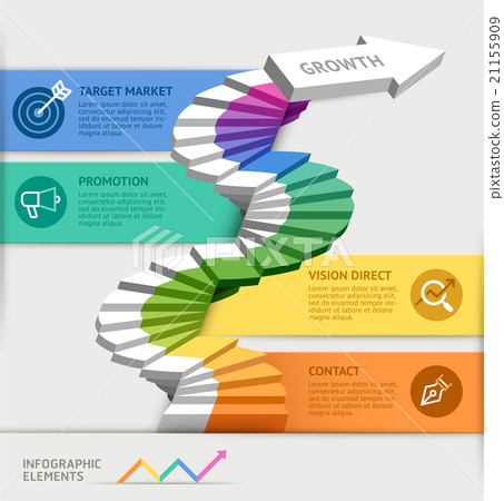 Steps to starting a business template. - Stock Illustration [21155909 ...
