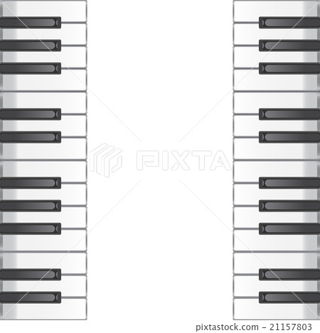 music background with piano keys. vector. 21157803