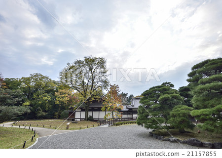 Kyoto gyoen shrine pillar ruins Kyoto gyoen shrine pillar ruins 21157855