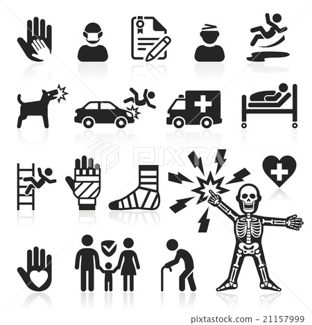Insurance icons set. Vector Illustration. 21157999
