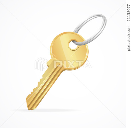 Vector Golden Key 21158077