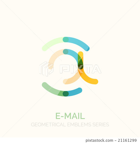 Vector email business symbol, or at sign logo Vector email business symbol, or at sign logo 21161299
