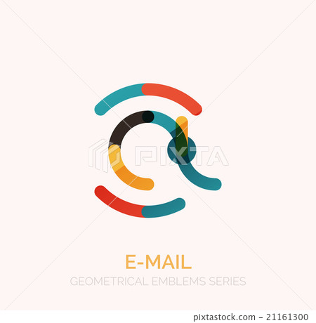 Vector email business symbol, or at sign logo Vector email business symbol, or at sign logo 21161300