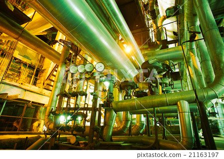 Steel pipelines, valves, cables and walkways gr 21163197